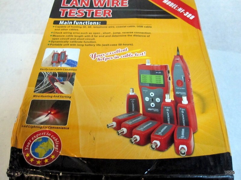 Cable Tracer NF388 Network Cable Tester Wire Tracker with 8 Far-End Jacks
