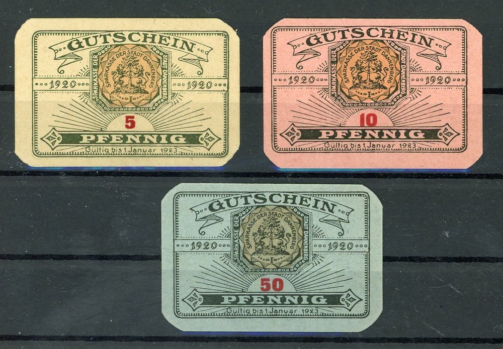 Dannenberg 3 Bills Emergency Money 2/18794