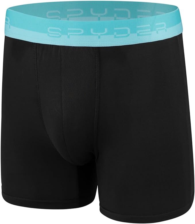 4 Pck SPYDER MEN MESH PERFORMANCE STRETCH Boxer Briefs BLACK Medium Large XLarge