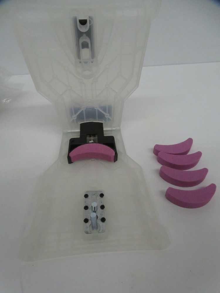Transparent Chainsaw sharpener w/ 5 stones