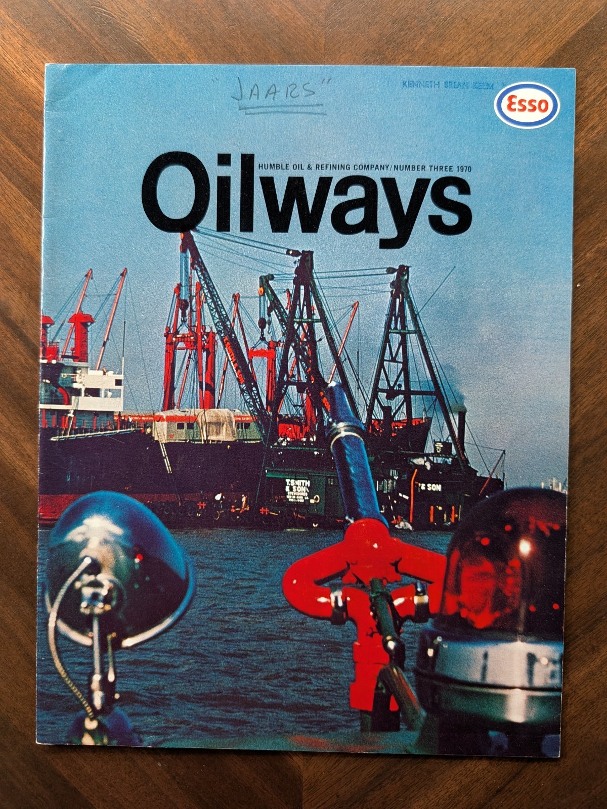 Vintage 1970 Oilways Esso Magazine Humble Oil & Refining Company No 3 Feat JAARS