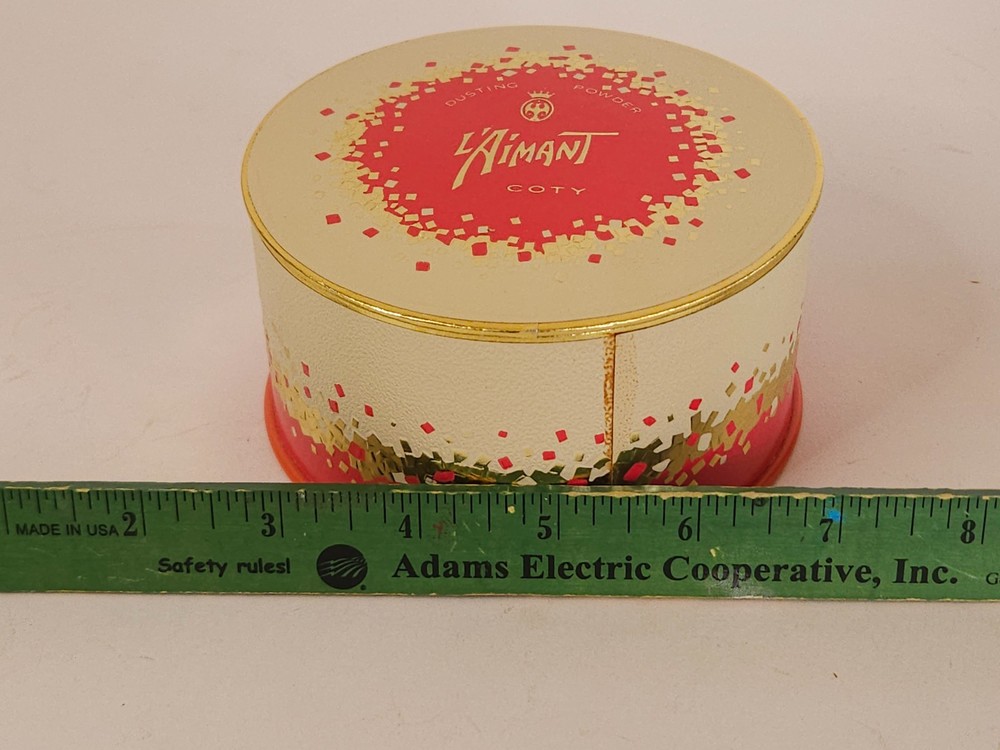 Vintage Coty L'Aimant Dusting Powder Vanity
