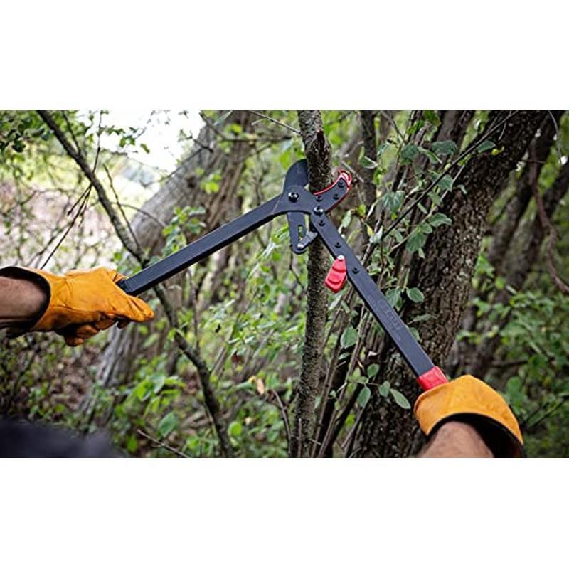 Branch Cutter Loppers. Ratcheting Tree Cutter - Sub Compact Lightweight Packable