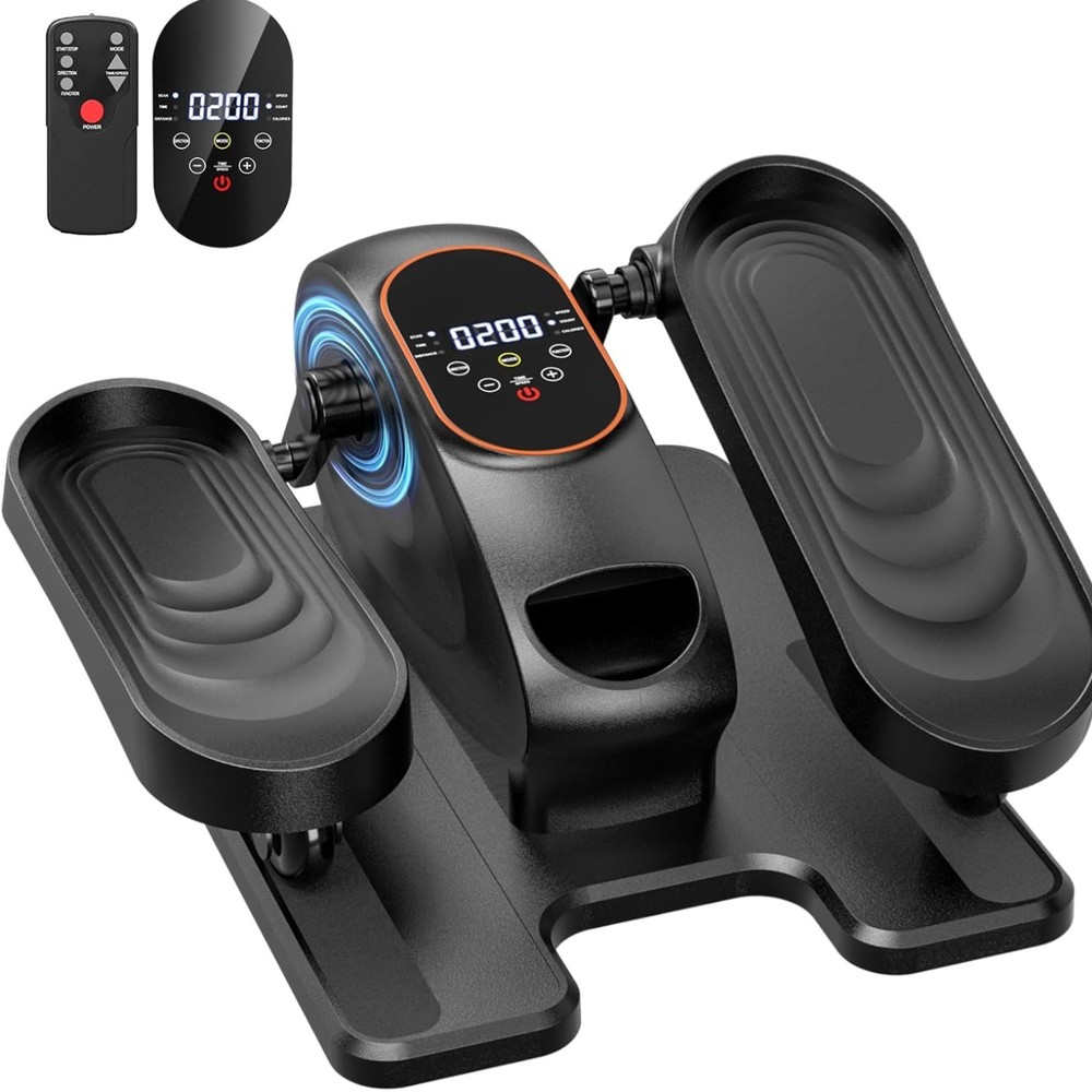 Under Desk Elliptical Machine, Electric Elliptical Leg Exerciser for Seniors ...