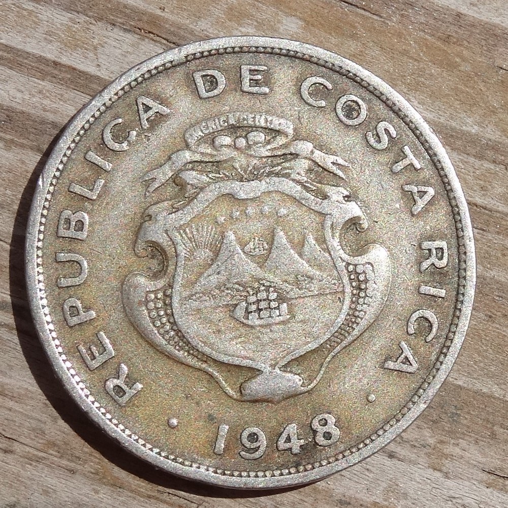 1948 Costa Rica 50 Centimos