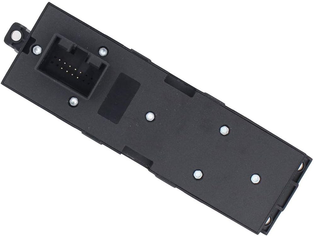 Power Window Master Control Switch and Black Panel Bezel Trim for VW Golf