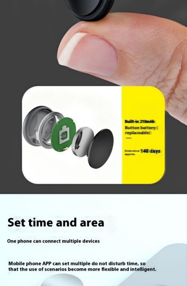 Bluetooth GPS Location Device Tracking Air Tag Key Pet Child Finder Tracker Mini