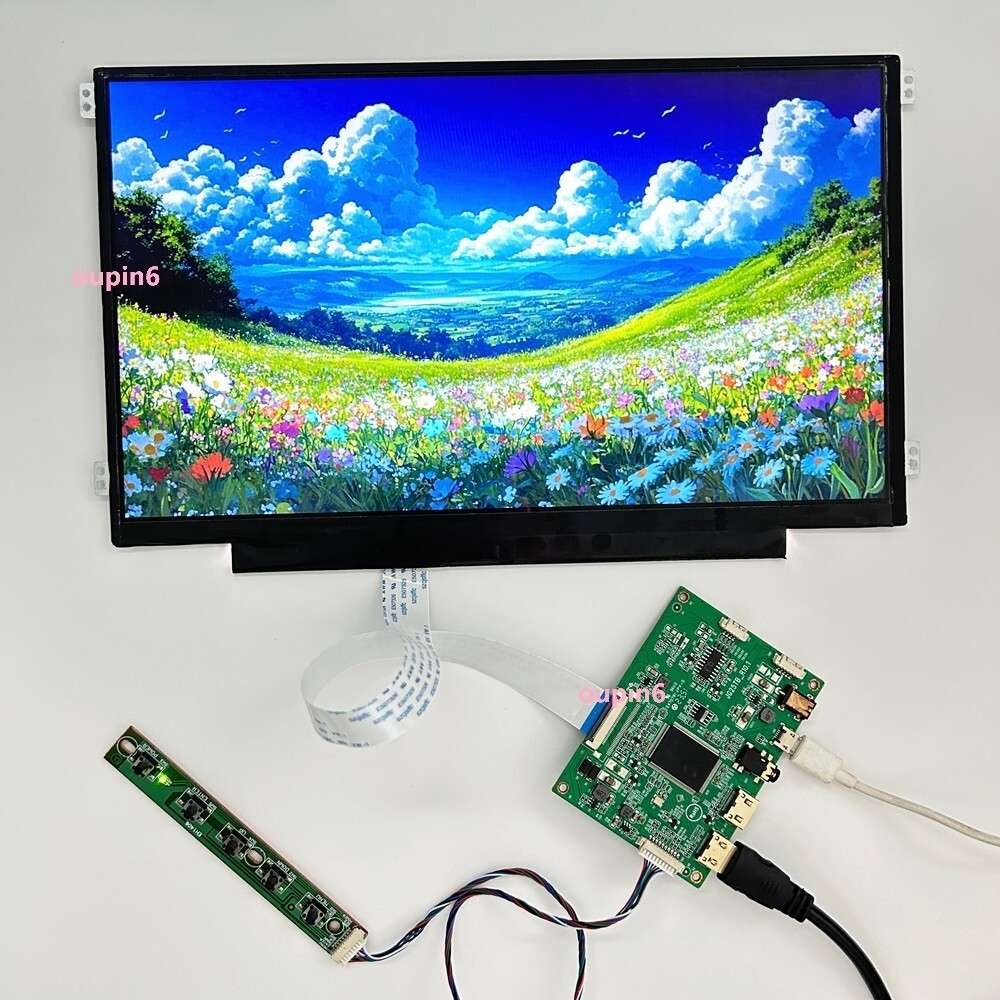 DIY Display 11.6" screen 1366X768 with 2 MINI HDMI USB EDP controller board