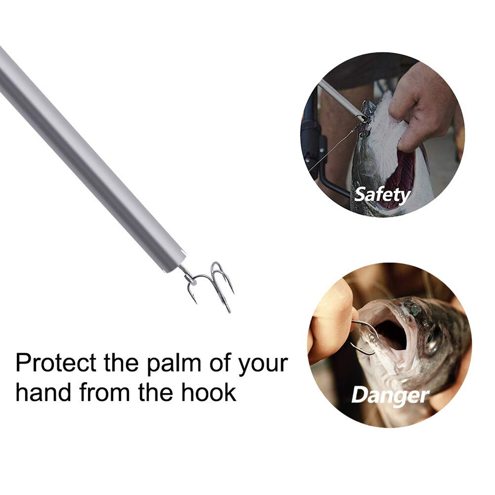 Easy Fish Hook Remover T-Handle Extractor Tackles Detacher Puller Fishing Tool