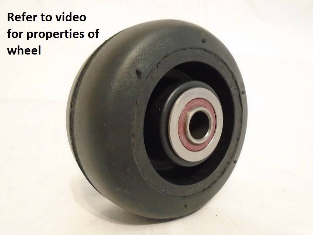 4" x 2" Neoprene Caster Wheel 450lb Capacity each