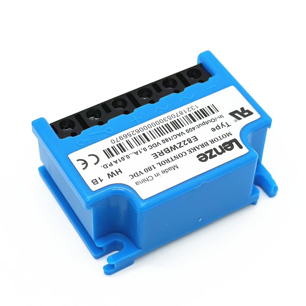 Lenze MOTOR BRAKE CONTROL E82ZWBRE 400VAC 180VDC 0.61ADC rectifier module