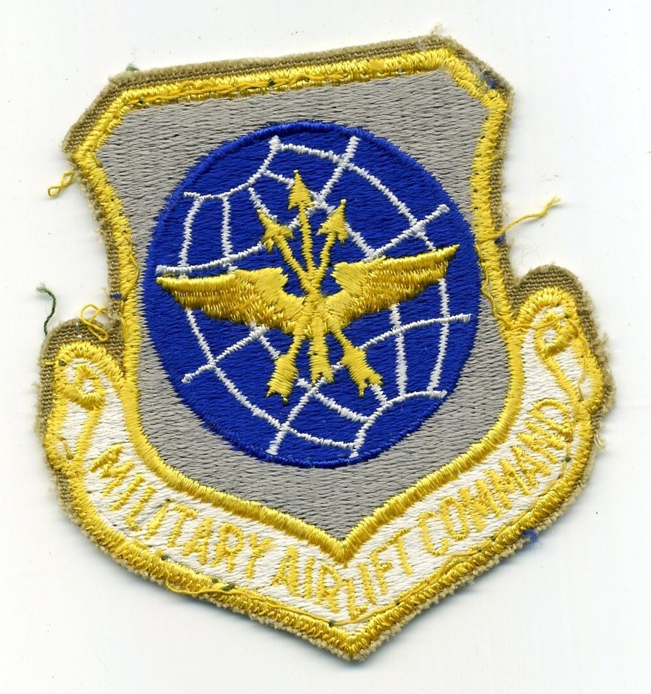 Vtg US Air Force USAF Military Airlift Command MAC Patch