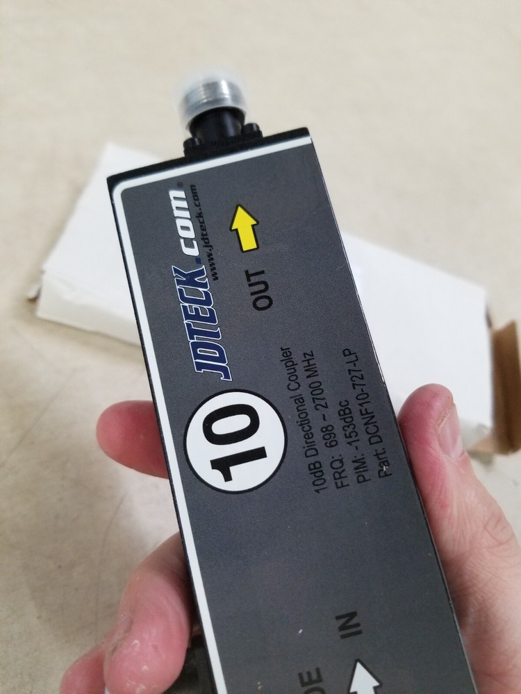 JDTECK DCNF-10dB-727-LP Directional Coupler 10 dB