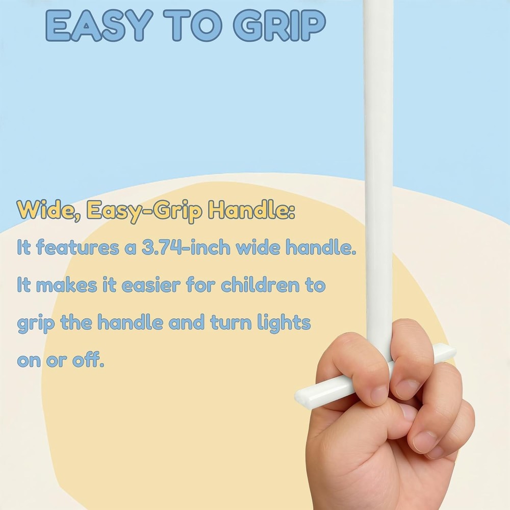 2-Pack Light Switch Extender with Wide, Easy-Grip Handle, Wall Toggle Switch Ext