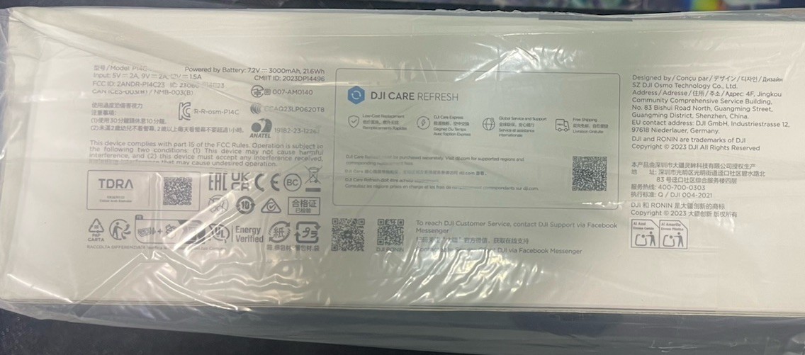 DJI RS 4 3-Axis Gimbal Stabilizer with Enhanced Vertical Shooting - New Sealed