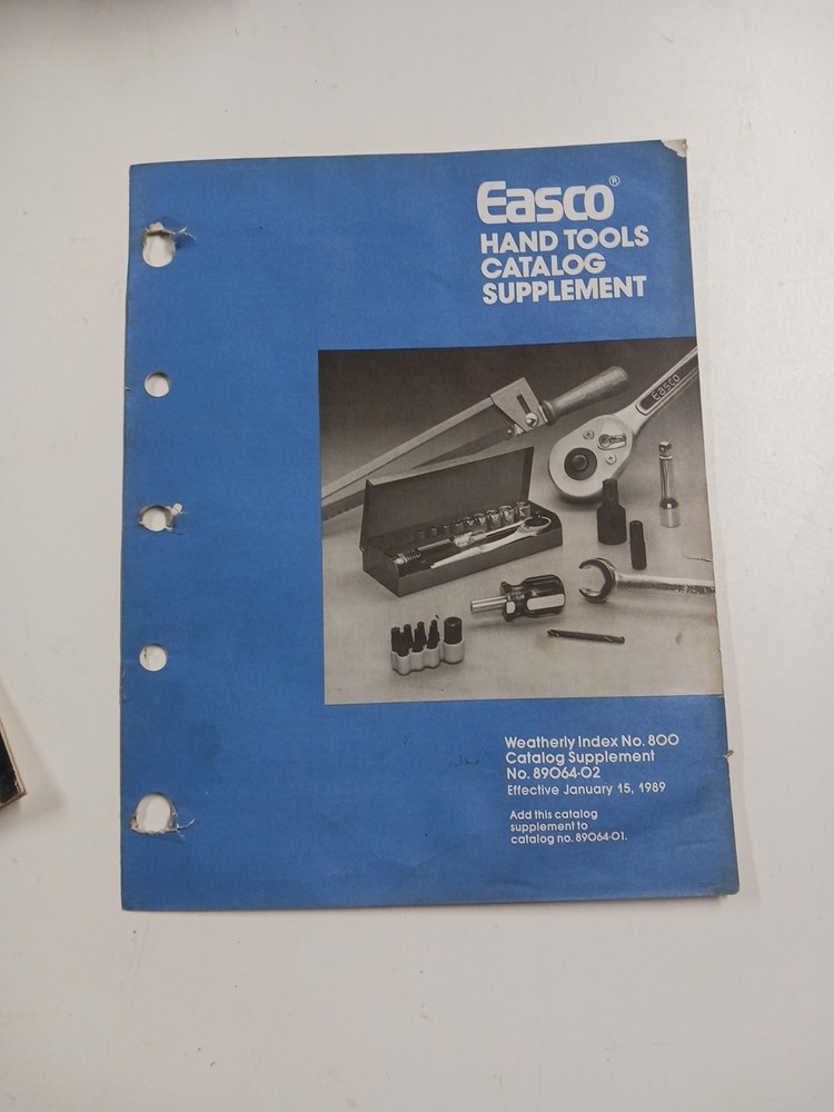 Vintage Tool Catalogs, Information Sheets, used