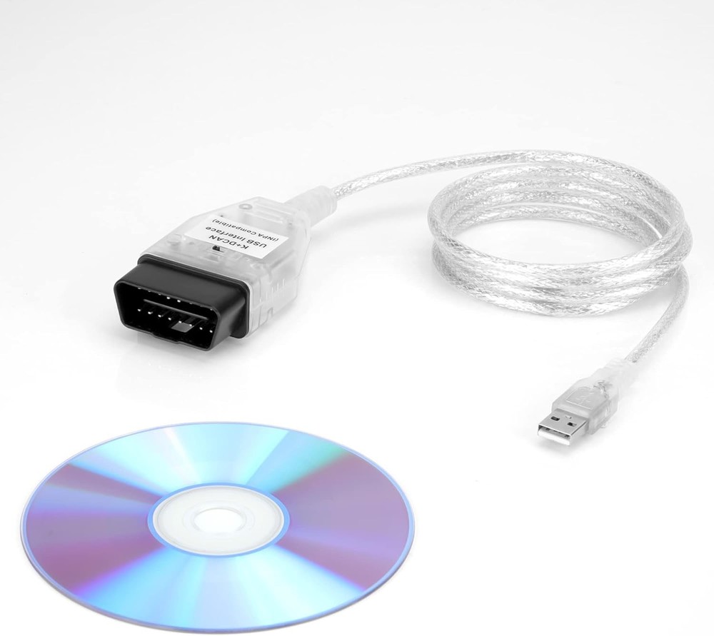 K+CAN K+DCAN Car Diagnostic Scanner Cable OBD USB Interface with Switch for BMW