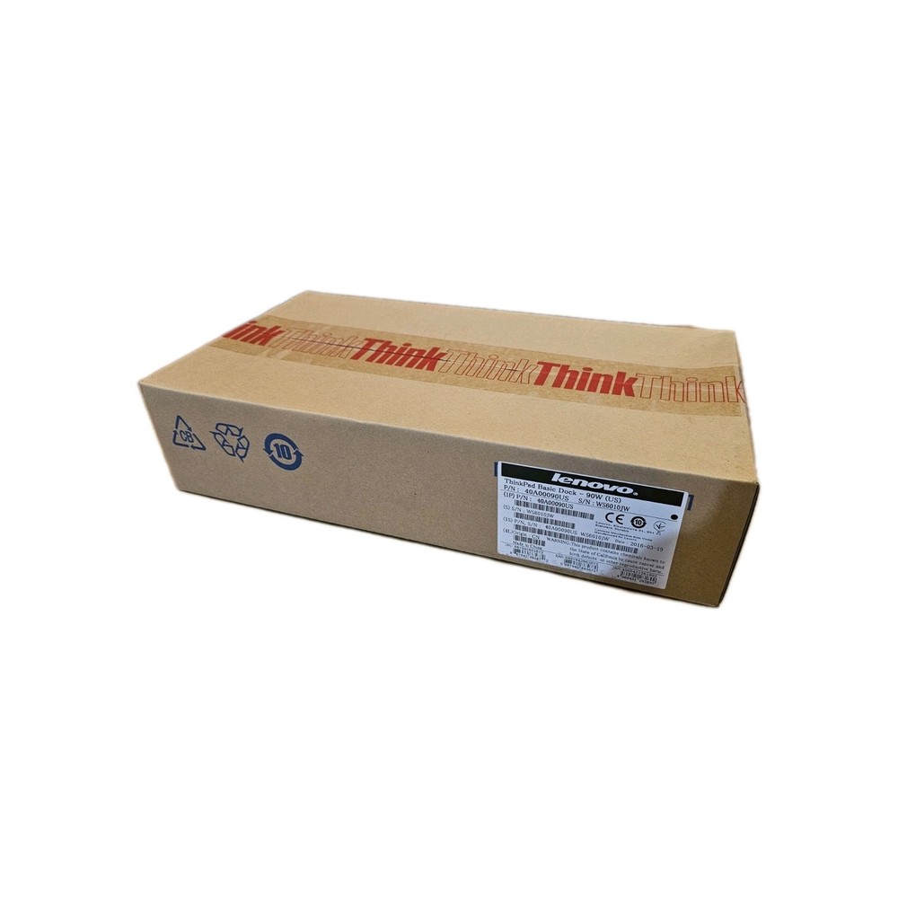 Lenovo ThinkPad Basic Dock 90W Black - 40A00090US
