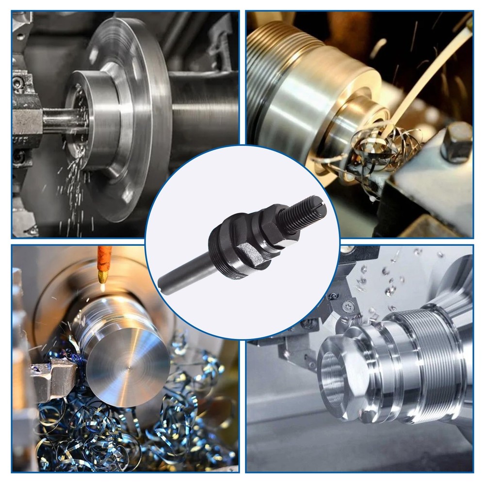 5C Collet Adjustable Threaded Stop Set for CNC Lathe Chucker Mill Machine