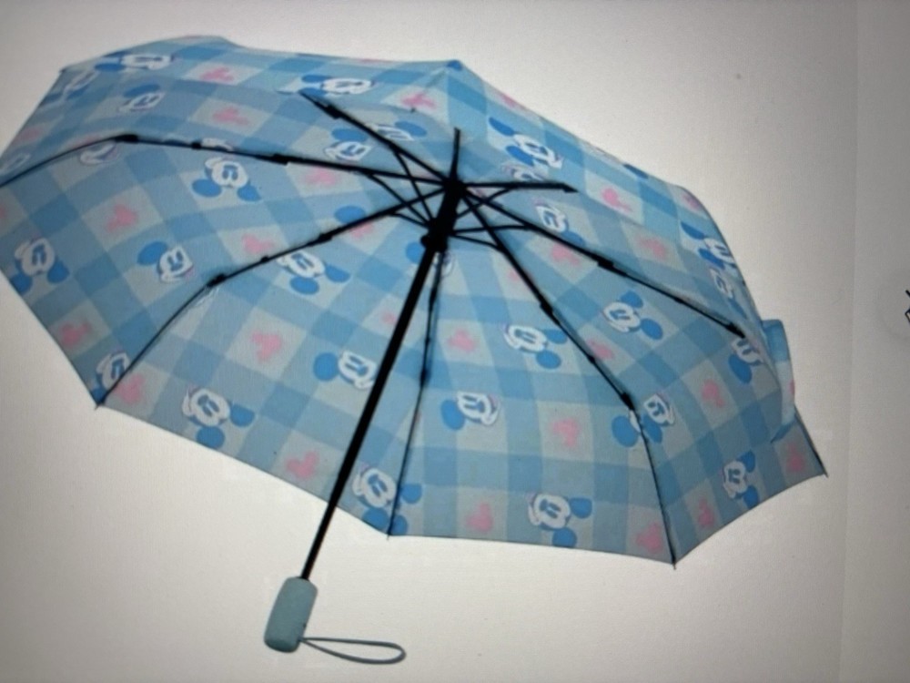Disney Mickey Mouse Rain Umbrella Auto Open