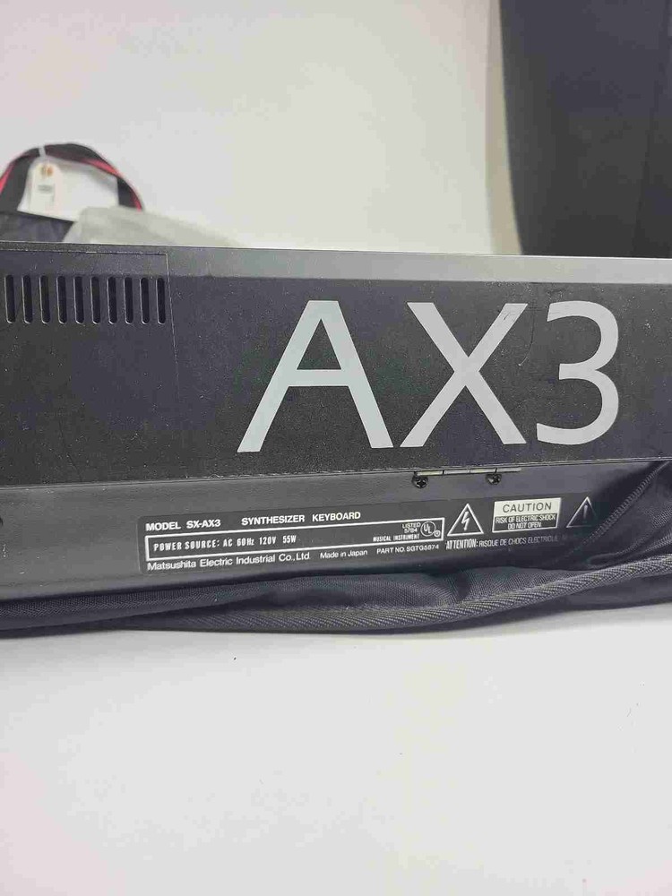 Technics SX-AX3 Synth Keyboard W/Case And Manual