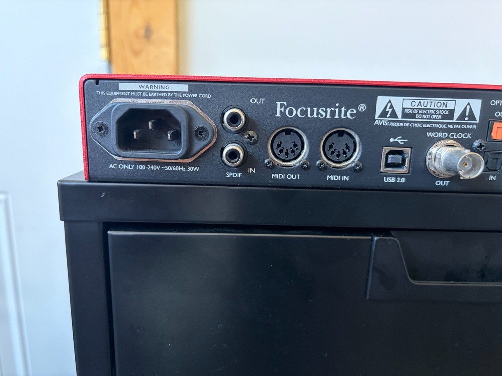 Focusrite Scarlett 18i20 USB 1st Gen Audio Interface Rackmount
