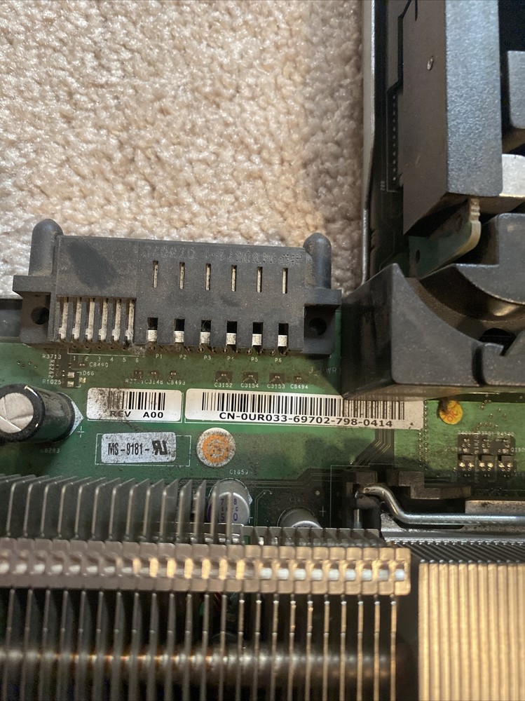 DELL 0UR033 Server Motherboard With RAM And CPU’s