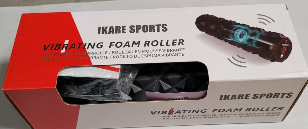 Ikare VFR-01 Vibrating Foam Roller Pro - Black With Remote Controller!!!