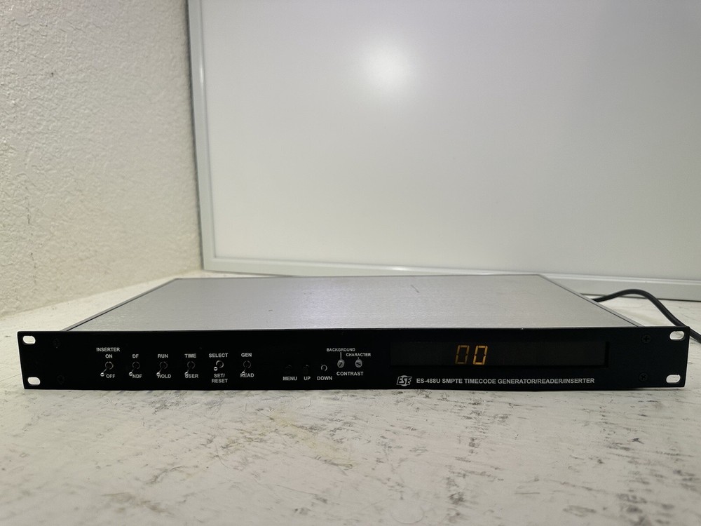 ESE ES-488U SMPTE Time Code Reader, Generator & Video Inserter Tested