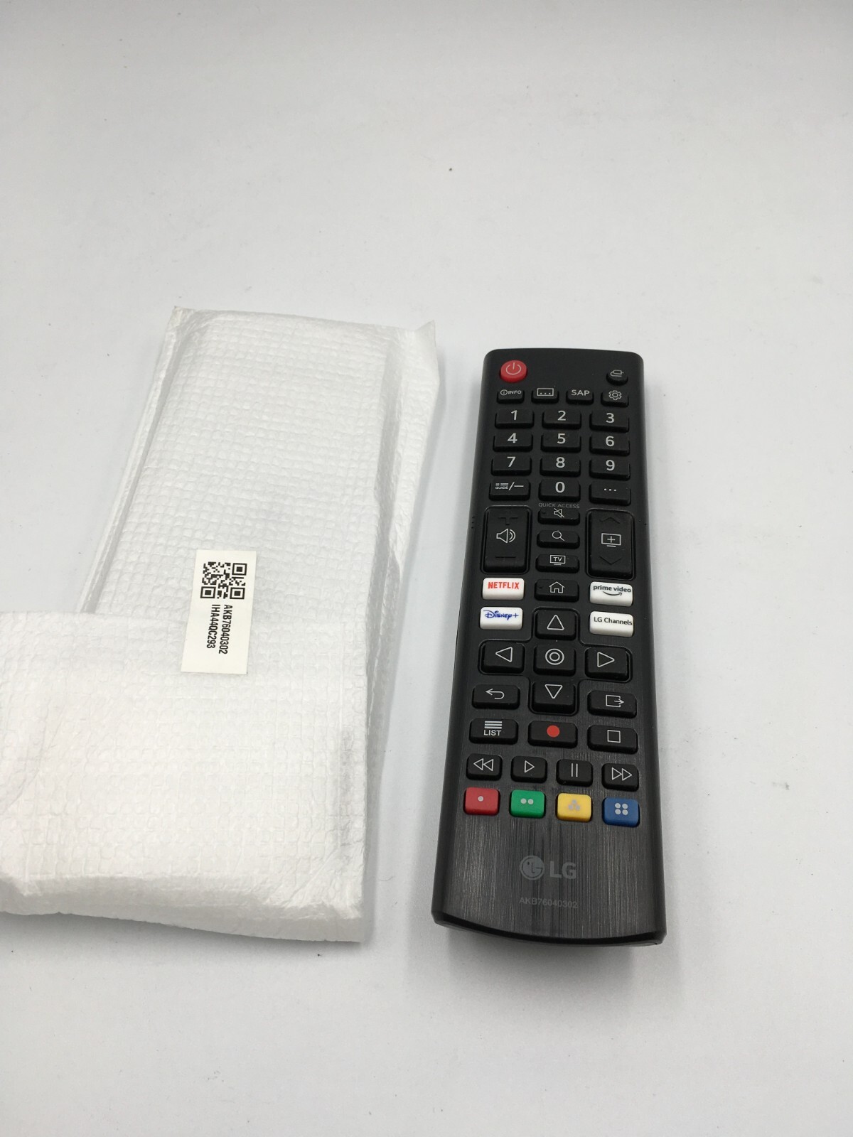 Brand New! LG OEM Remote Control for Select LG TVs - Black (AKB76040302) RS