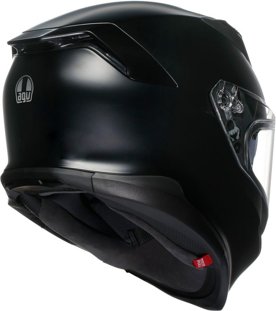 Agv K7 Solid Matt Black, Full Face Motorcycle Helmet, ECE2206! Fast Shipping!
