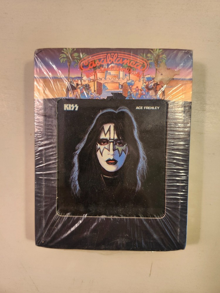 KISS RARE Ace Frehley Vintage 1978 Casablanca Sealed 8-Track Aucoin NBL8-7121 VG