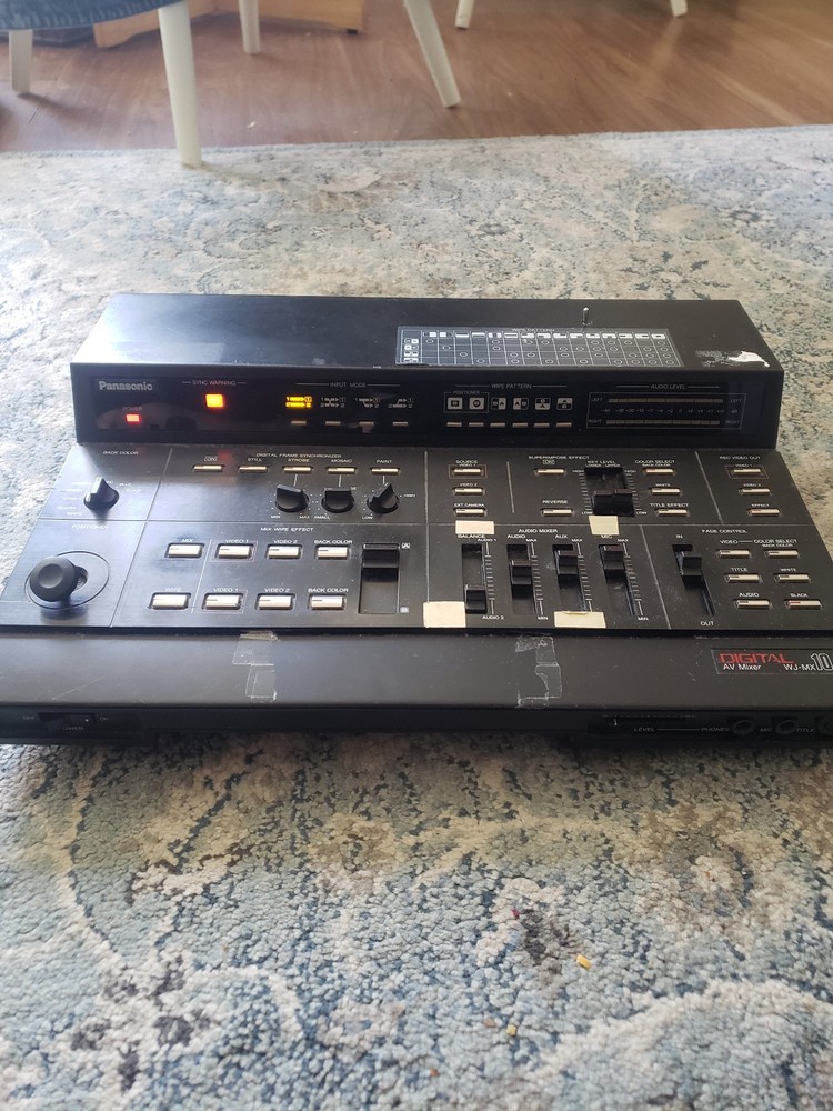 Panasonic WJ-MX10 Video Mixer Tested & Works!