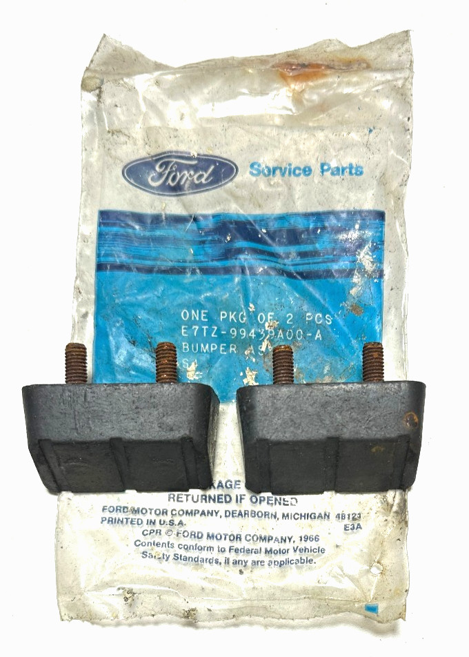 Two Genuine Ford Tailgate Bumpers Lower NOS E7TZ-99439A00-A