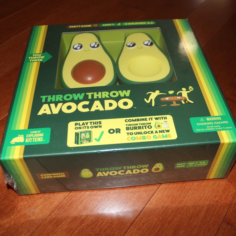 new sealed THROW THROW AVOCADO by Exploding Kittens A Dodgeball Card Game