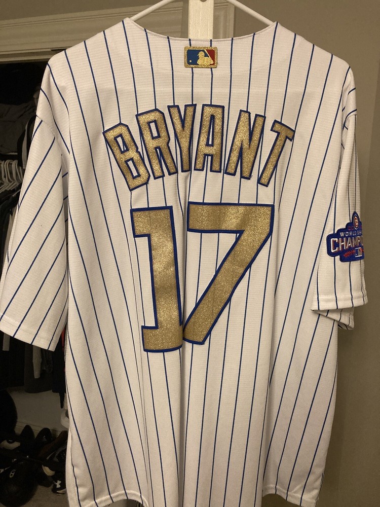 Kris Byrant 2016 World Series Jersey XL