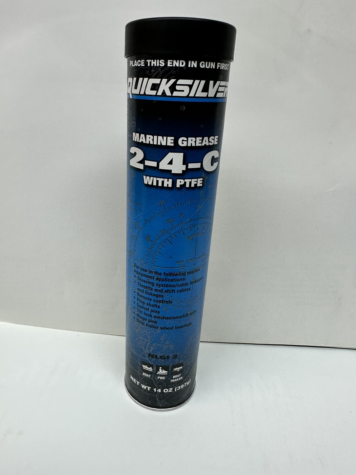 Mercury Quicksilver Marine Grease 2-4-C with PTFE, 4 - 14oz tubes case