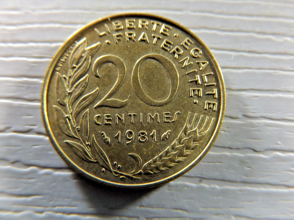 FRANCE 1981 20 Centimes