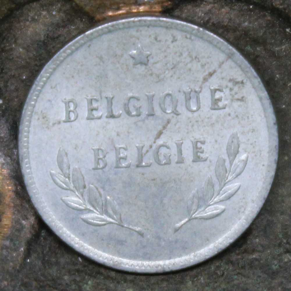 1944 Belgium 2 francs