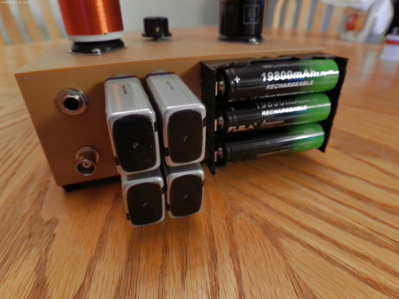 SCHEMATIC ONLY 12L8 REGEN RADIO (540 KHZ TO 15.5 MHZ) AM BROADCAST/SHORTWAVE