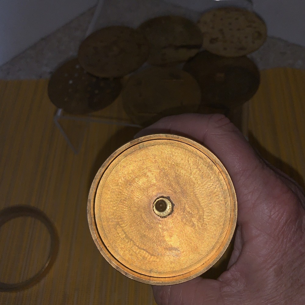 Brass Vrushali Cookie Press with Interchangeable Discs Indian