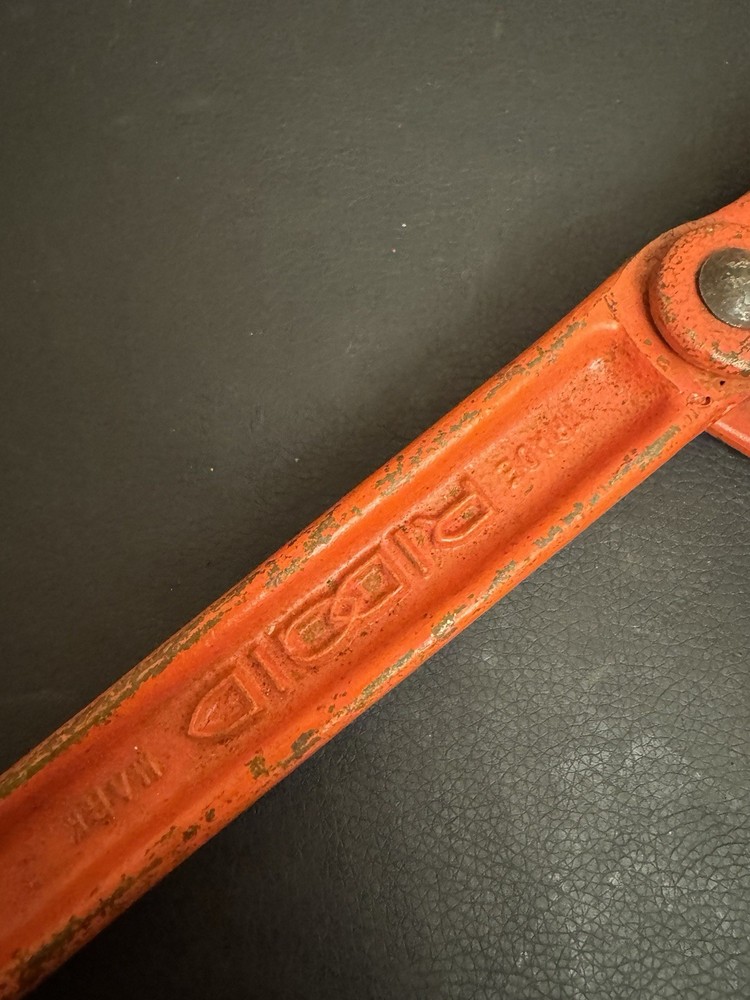 Ridgid Super Two compound leverage pipe wrench Made in USA