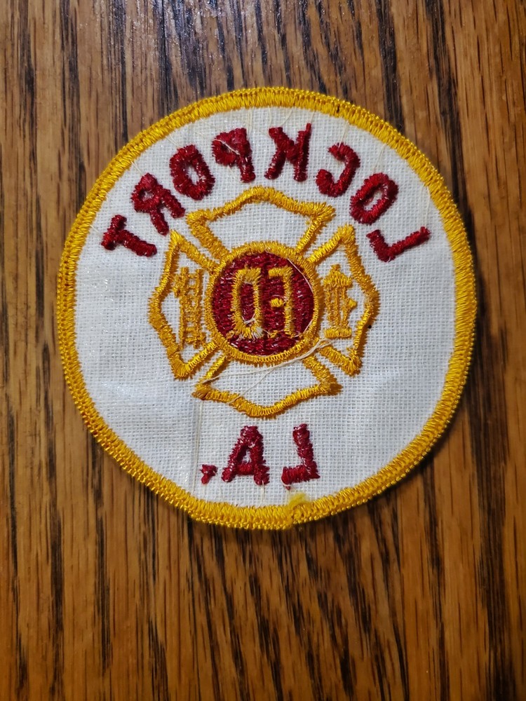 vintage Lockport LA Fire Dept. patch.