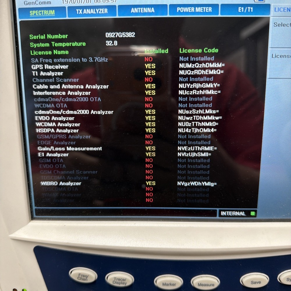 GenComm GC7105A Base Station & Cable Antenna E1 T1 Interference Analyzer WIBRO