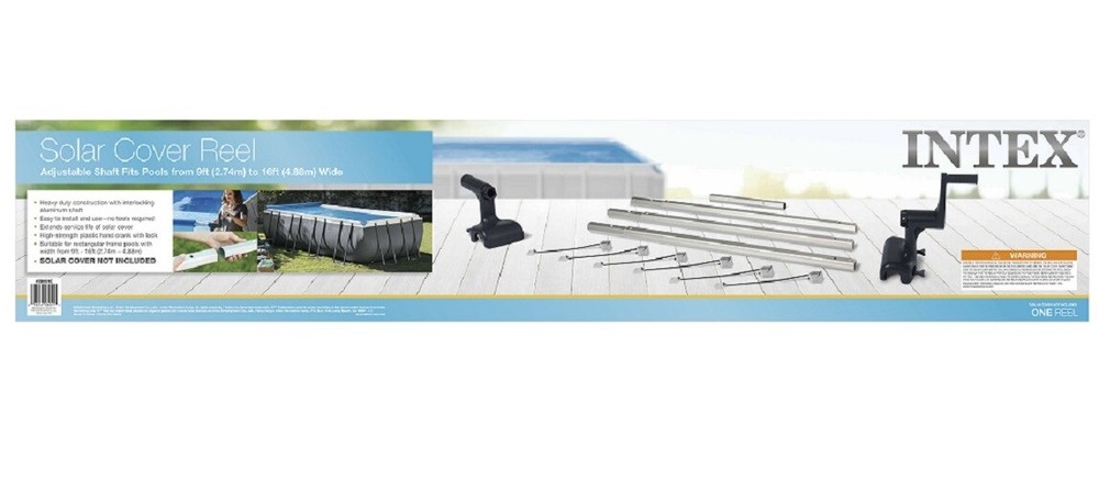 Intex Aluminum Base Solar Pool Cover Reel
