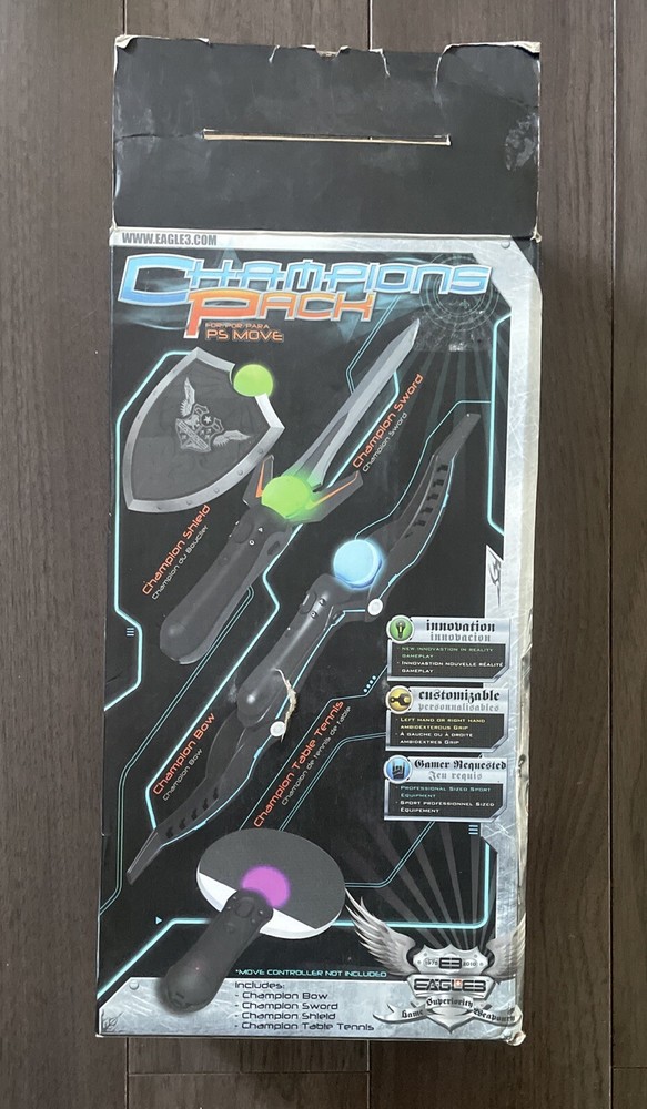 PSM Bundle Champion Pack Accessory Kit Eagle 3 NEW IN BOX PS Move