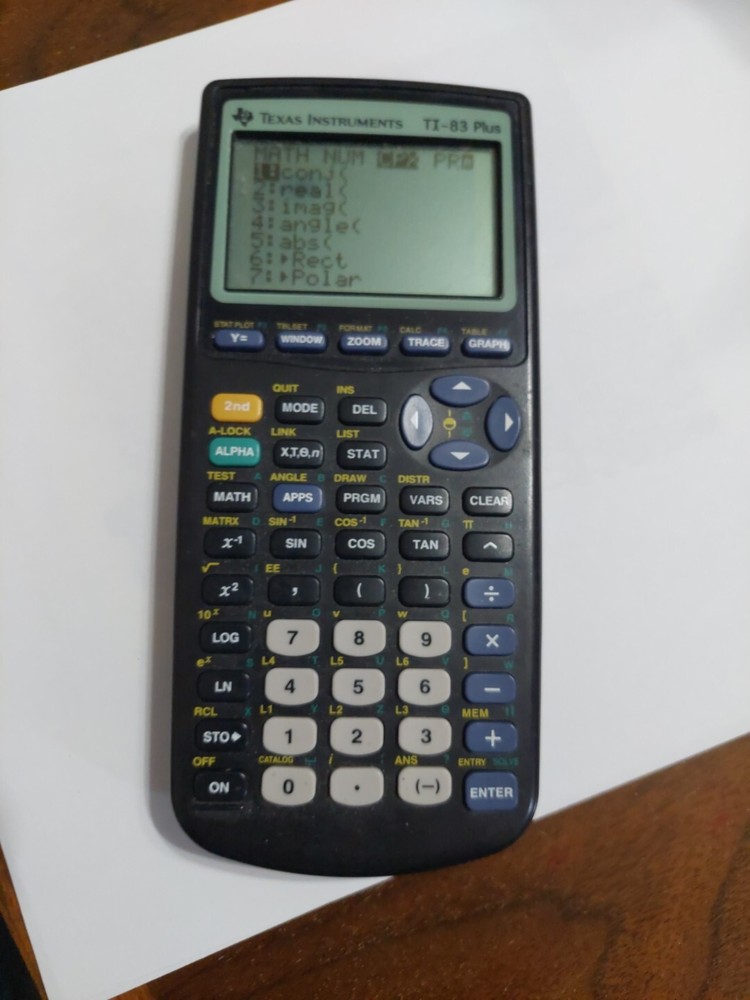 texas instruments ti-83 plus calculator