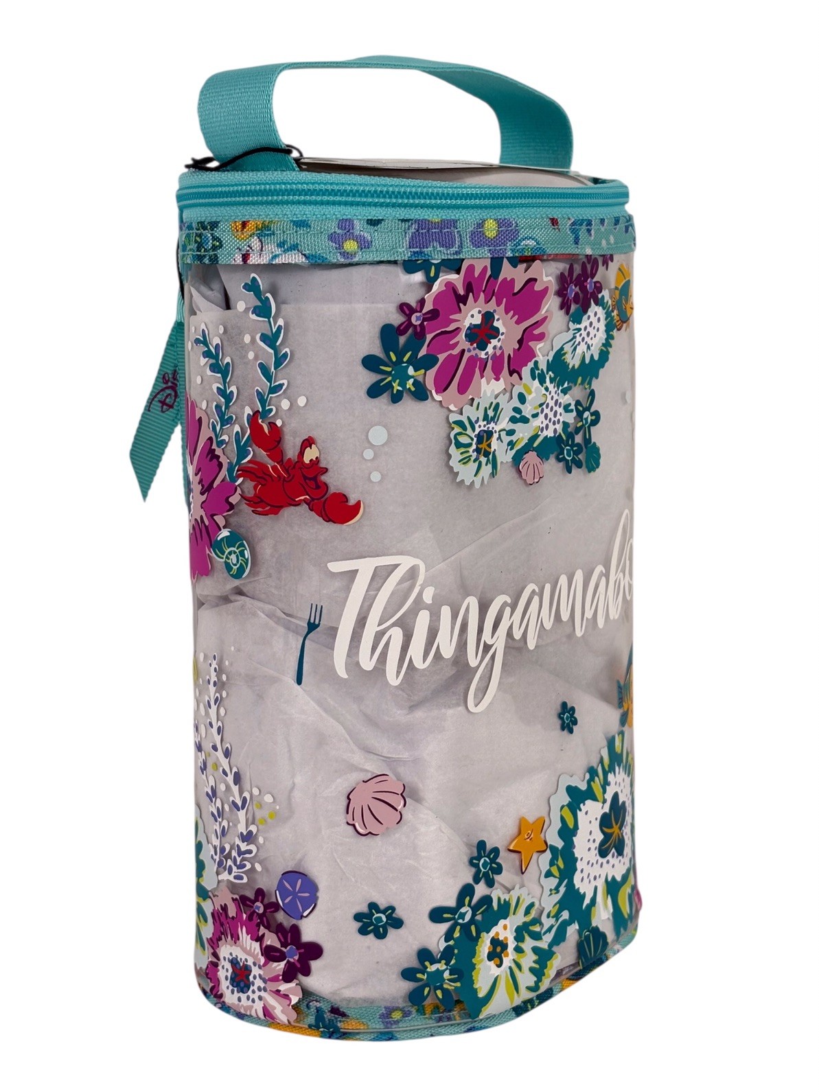 Vera Bradley Disney Ariel Floral Little Mermaid Lotion Bag