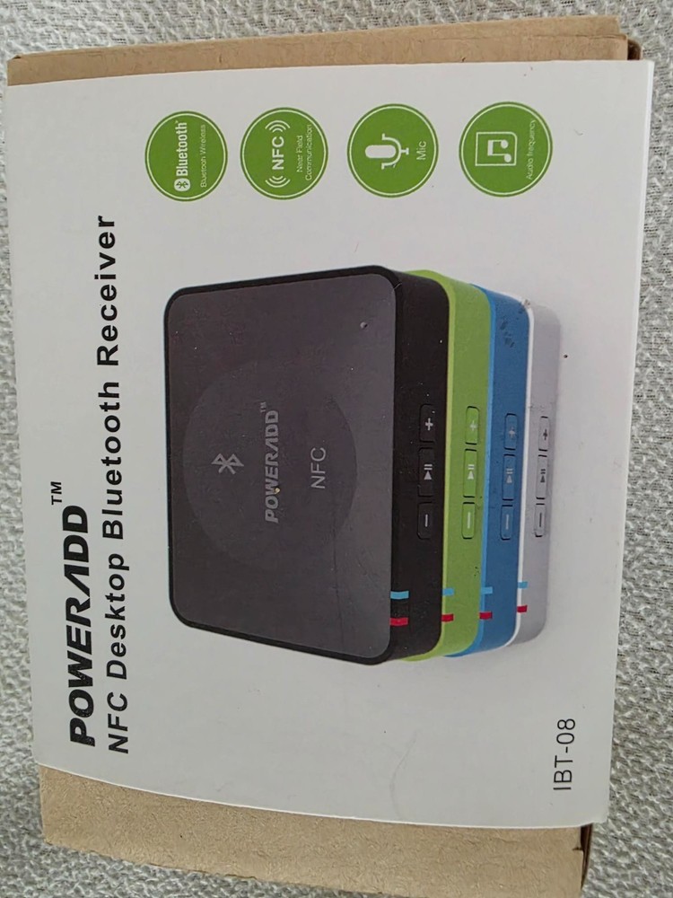 POWERADD NFC Desktop Bluetooth Receiver, Free shipping
