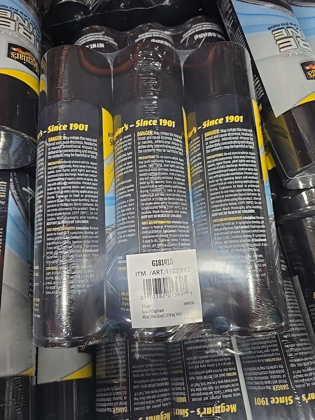 meguiars tire shine 3Pack - 15 OZ Pack